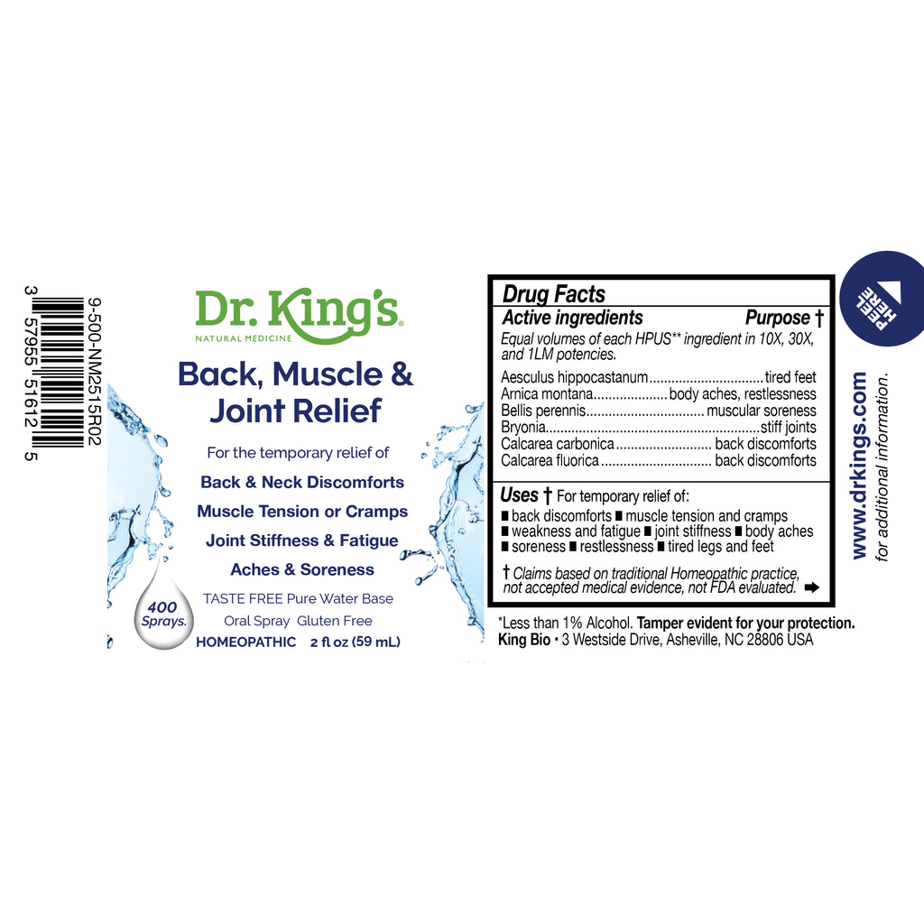 Back, Muscle & Joint Relief