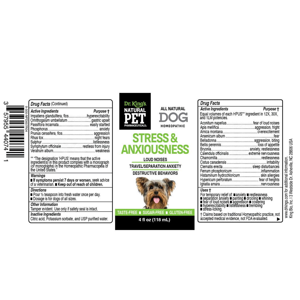 Dog: Stress & Anxiousness